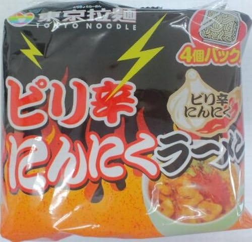 Tokyo Noodle Tokyo Ramen Series Spicy Garlic Taste 30g X 4packs [Japan Import]