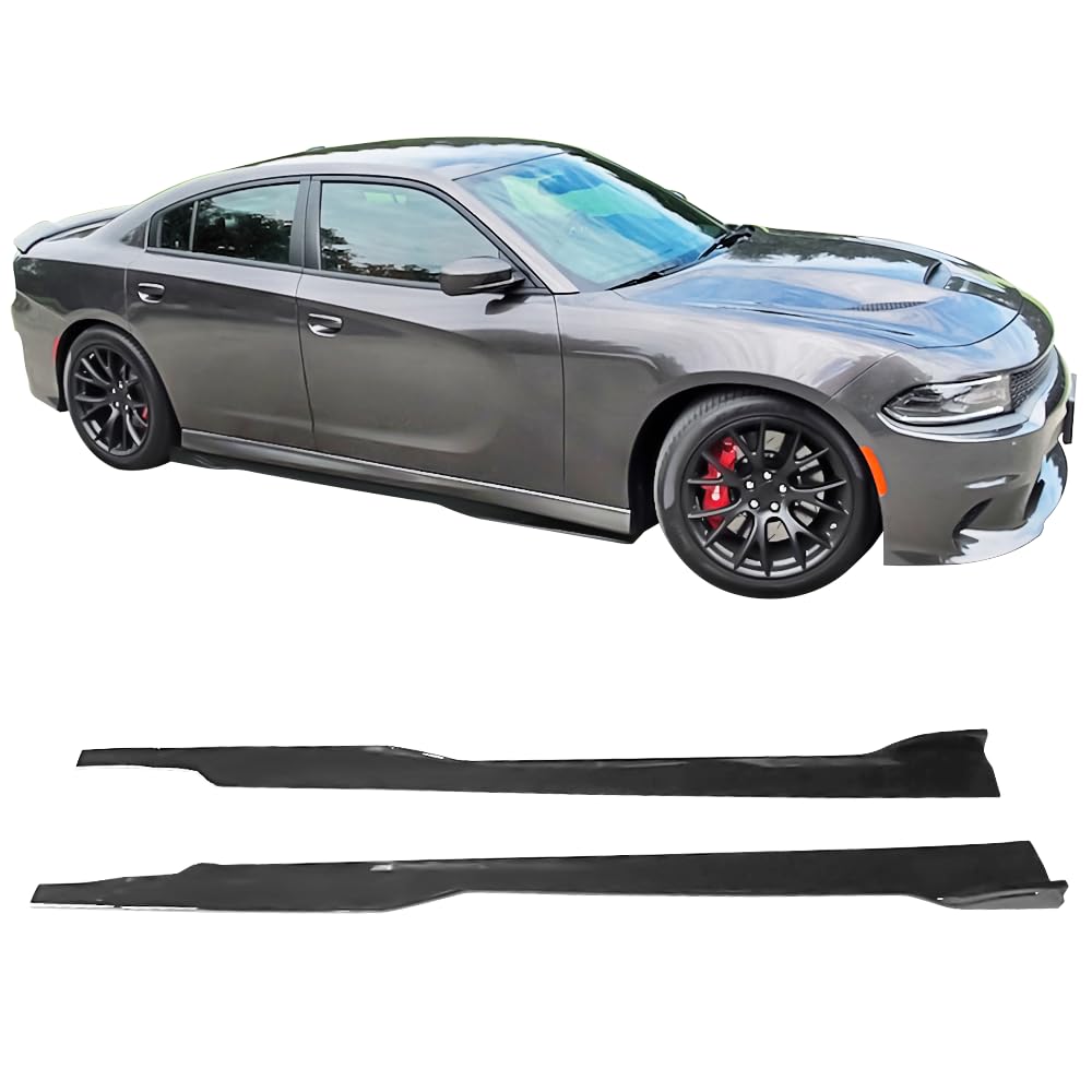 Amazon | IKON MOTORSPORTS サイドスカート 2015-2023 Dodge Charger