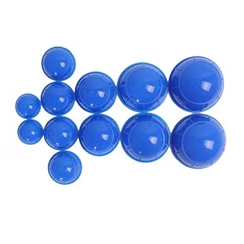 ACS 12pcs/set Moisture Anti Cellulite Vacuum Cupping Cup Silicone Family Facial Body Massage Therapy Cupping Cups Massager