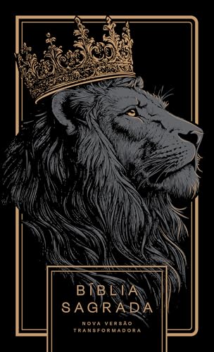 Bíblia NVT Leão All Black - Letra Normal: Nova Versão Transformad...