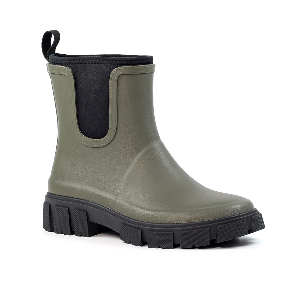 Lazy Dogz Women's Tan Lake Ankle Wellingtons  Size 7