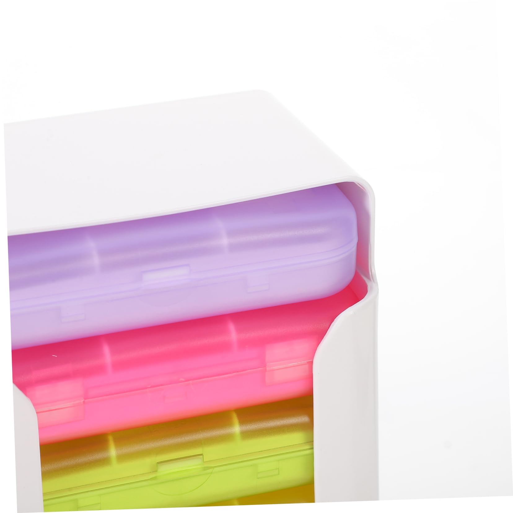 FRCOLOR Wochen Pillenbox Organizer Aus Stabilem Material Mit Deckeldesign Für Zuhause Und Reisen Mit Verschiedenen Fächern Und Aufbewahrungstasche