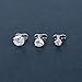 ZS 4Pcs 14g Surgical Steel Round Cubic Zirconia Dermal Anchor Tops and Base Microdermals Body Jewelry (Cubic Zirconia: 3mm)