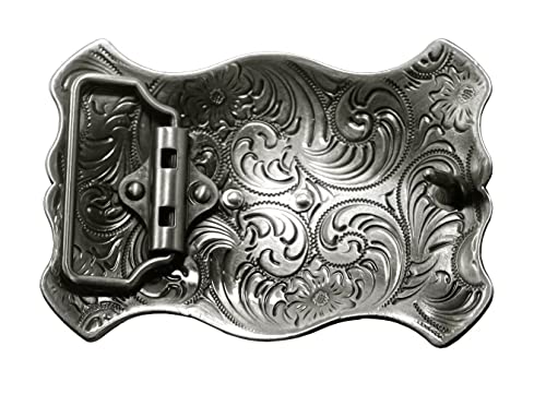 Image of Moranse Cross Cowboy Kneeling Prayer Horse Zinc Alloy Belt Buckles