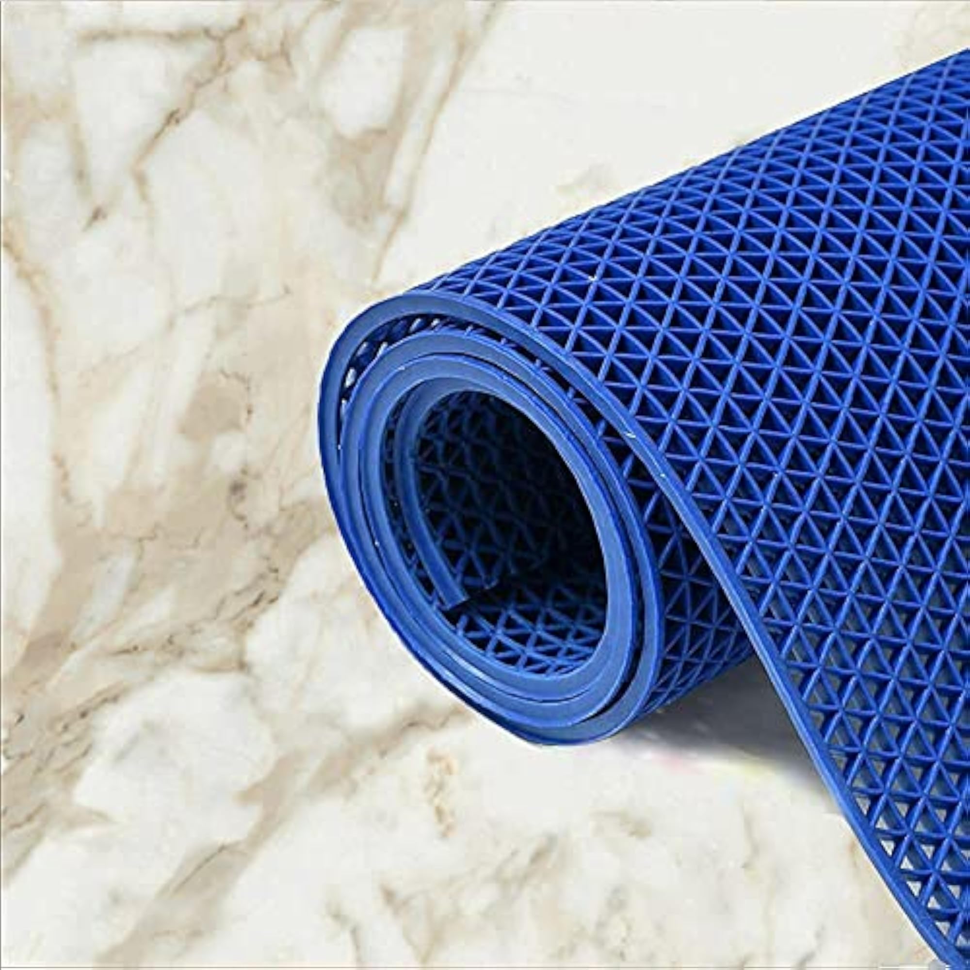 Rectangular Jali PVC Doormat for Home, Anti-Skid