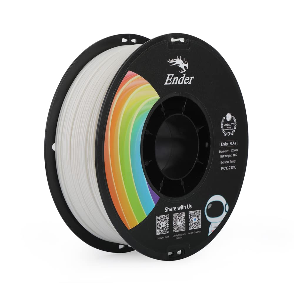 Creality PLA+ Filament 1,75mm Weiß 1kg