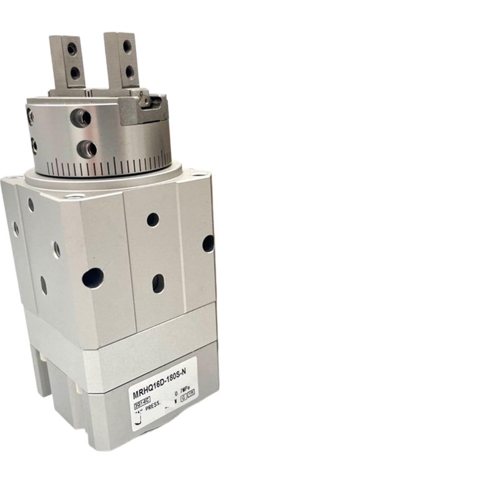 RCGKNNMUZ 1pcs MRHQ16D-90S-N MRHQ16D-180S-N MRHQ16S-90S-N/-180S-N MRHQ16C-90S-N/-180S-N Rotary Swing Gripper Cylinder(MRHQ16C-180S-N)
