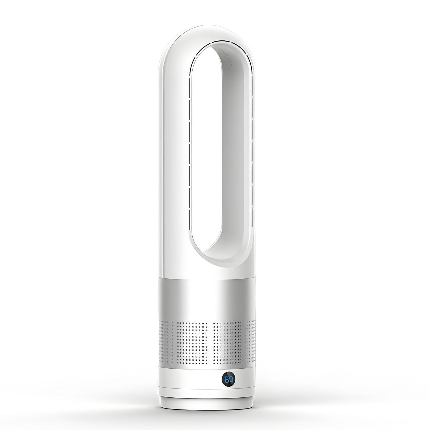 DUMIPME Quiet Oscillating Cooling Tower Fan with Remote Control Silver