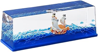 Fluid Drift Bottle Acrylic Boat Model Stress Relief Unsinkable Ship for Office Ornament Decoration (Style 5)