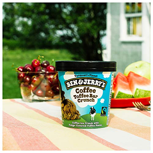 Ben & Jerry's Ice Cream Coffee Toffee Bar Crunch Non-Gmo 16 Oz #TOP3