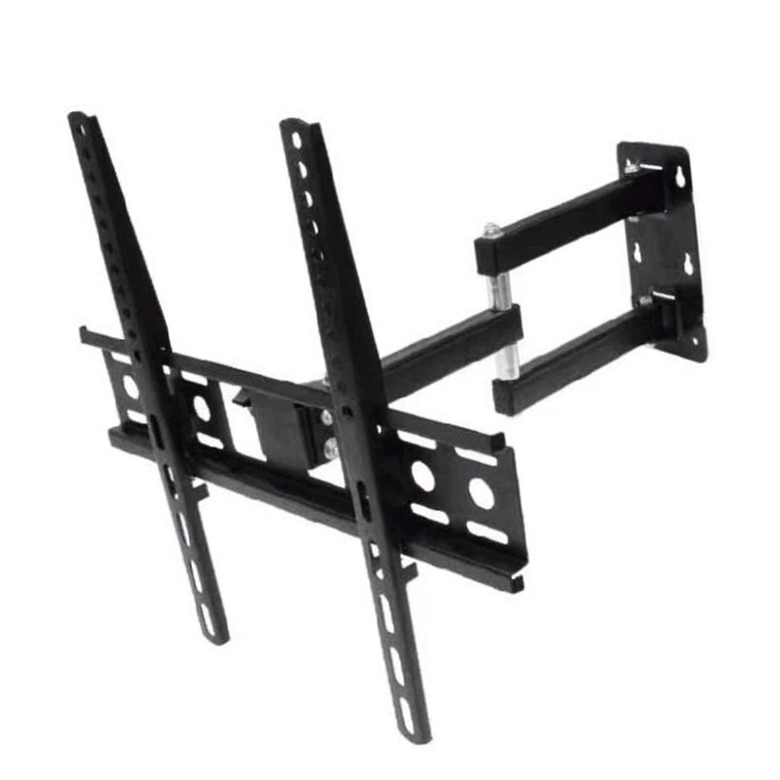 Support mural pour téléviseur orientable en fer noir solide - 8
