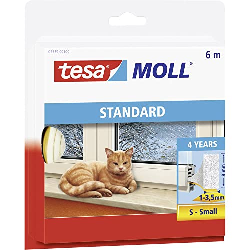 tesamoll STANDARD I-Profil - Schaumstoffdichtung zum Isolieren von Spalten im Haushalt, selbstklebend - Braun - 6 m x 9 mm x 4 mm tesamoll STANDARD I-Profil - Schaumstoffdichtung zum Isolieren von Spalten im Haushalt, selbstklebend - Braun - 6 m x 9 mm x 4 mm
