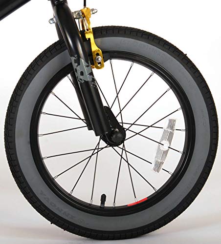 Kinderfahrrad Jungen 16 Zoll Cool Rider Bremsen am Lenker Schwarz 95% Zusammengebaut – Bild 4