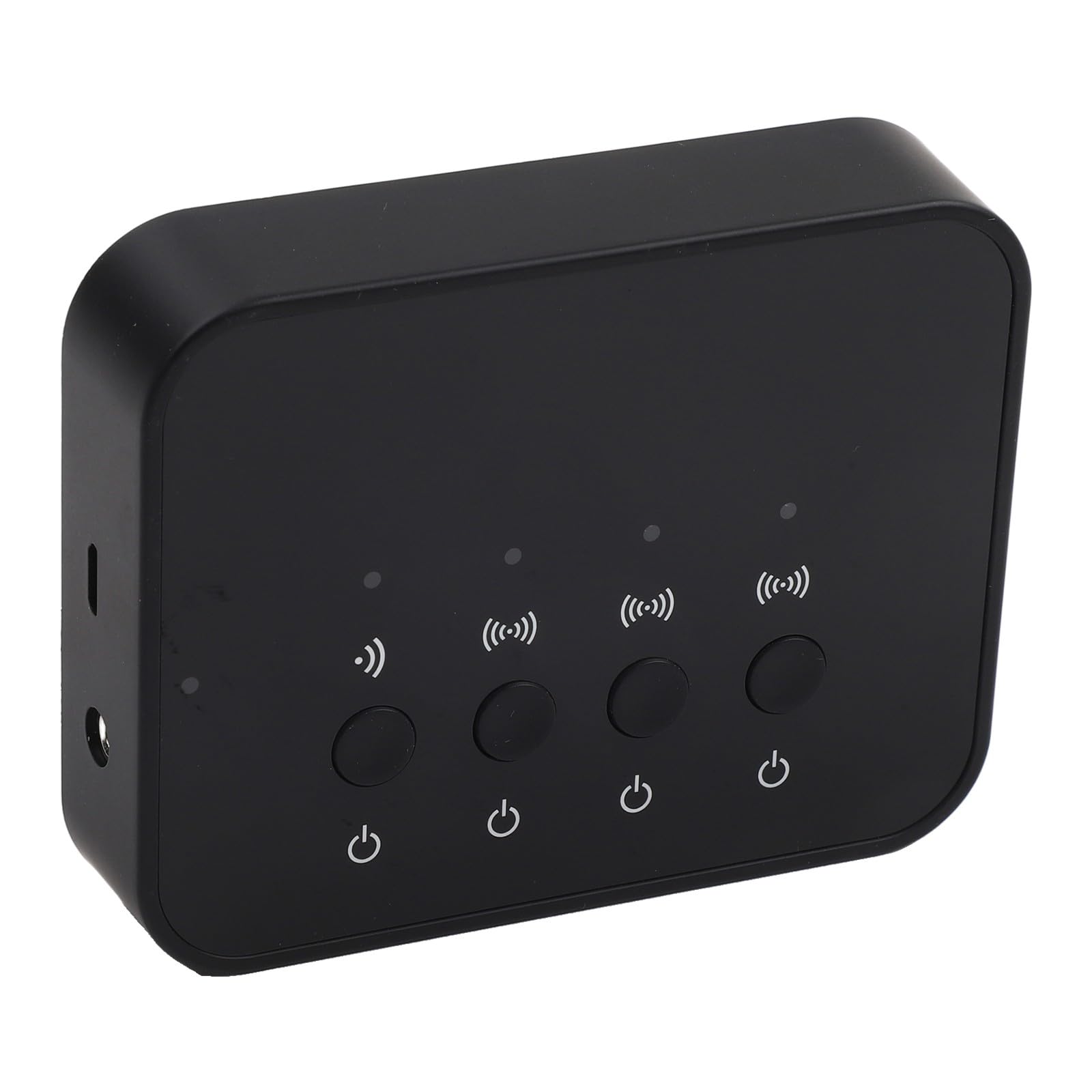 Transmisor de audio de 3 vías y divisor de receptor para TV, portátil