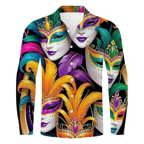 Camisa de discoteca para hombre, disfraz de carnaval con solapa, disfraz de festival de los años 60, disfraz de carnaval vintage para adultos, ropa holgada de ajuste regular, naranja, S