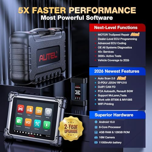 2026 Autel MaxiSYS Elite 2 PRO Scanner, Elite II Pro 2-Year Free Update ($2590) OE-Level J2534 Programming Coding Tool as MSUltra MS919 MS909, Motor TruSpeed, 40+ Service 3000+ Active Test CAN FD DoIP - Image 4