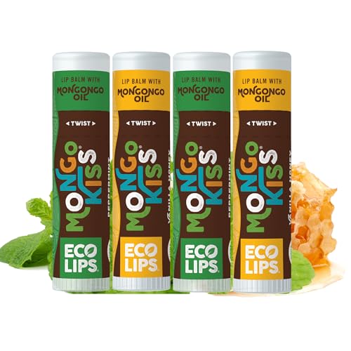 Eco Lips Mongo Kiss USDA Organic Lip Balm 4-Pack