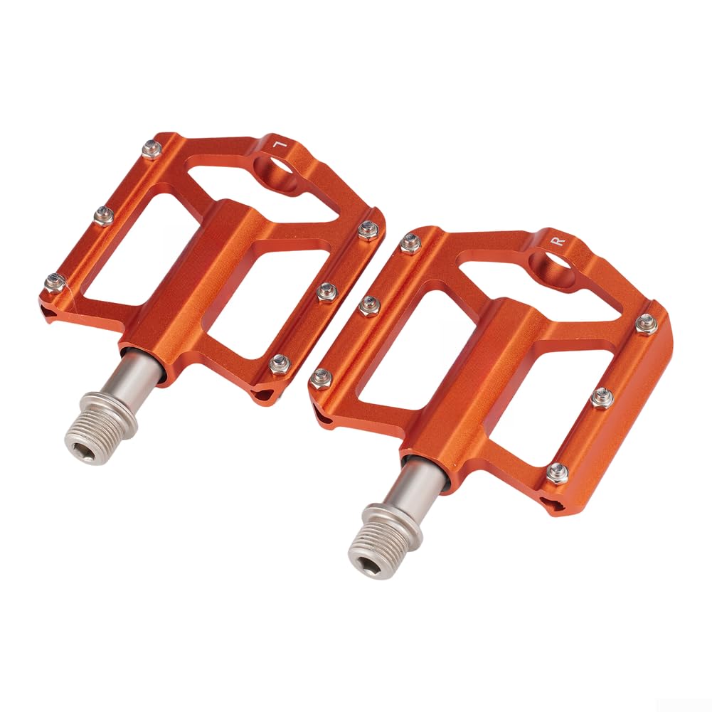 Pedales de bicicleta, aleación de aluminio de 3 rodamientos, diseño plegable antideslizante para bicicletas plegables de carretera de montaña