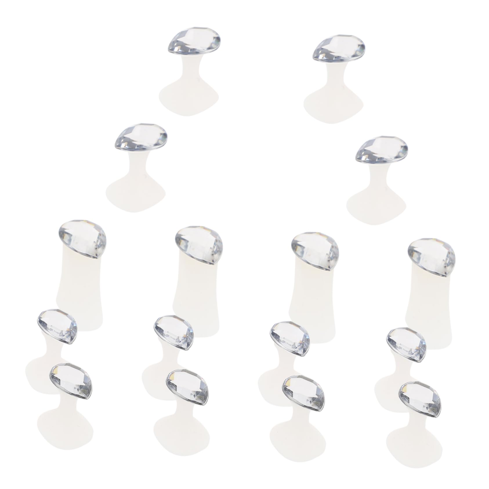 LIFKOME Professional Manicure Toe Separators 16pcs Toe Corrector for Relief Proper Alignment