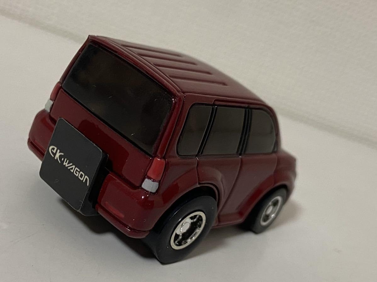 MITSUBISHI MOTORS ek wagon ミニカー Amazon.co.jp: ディーラー特注 三菱 eKワゴン ワインレッド プルバック