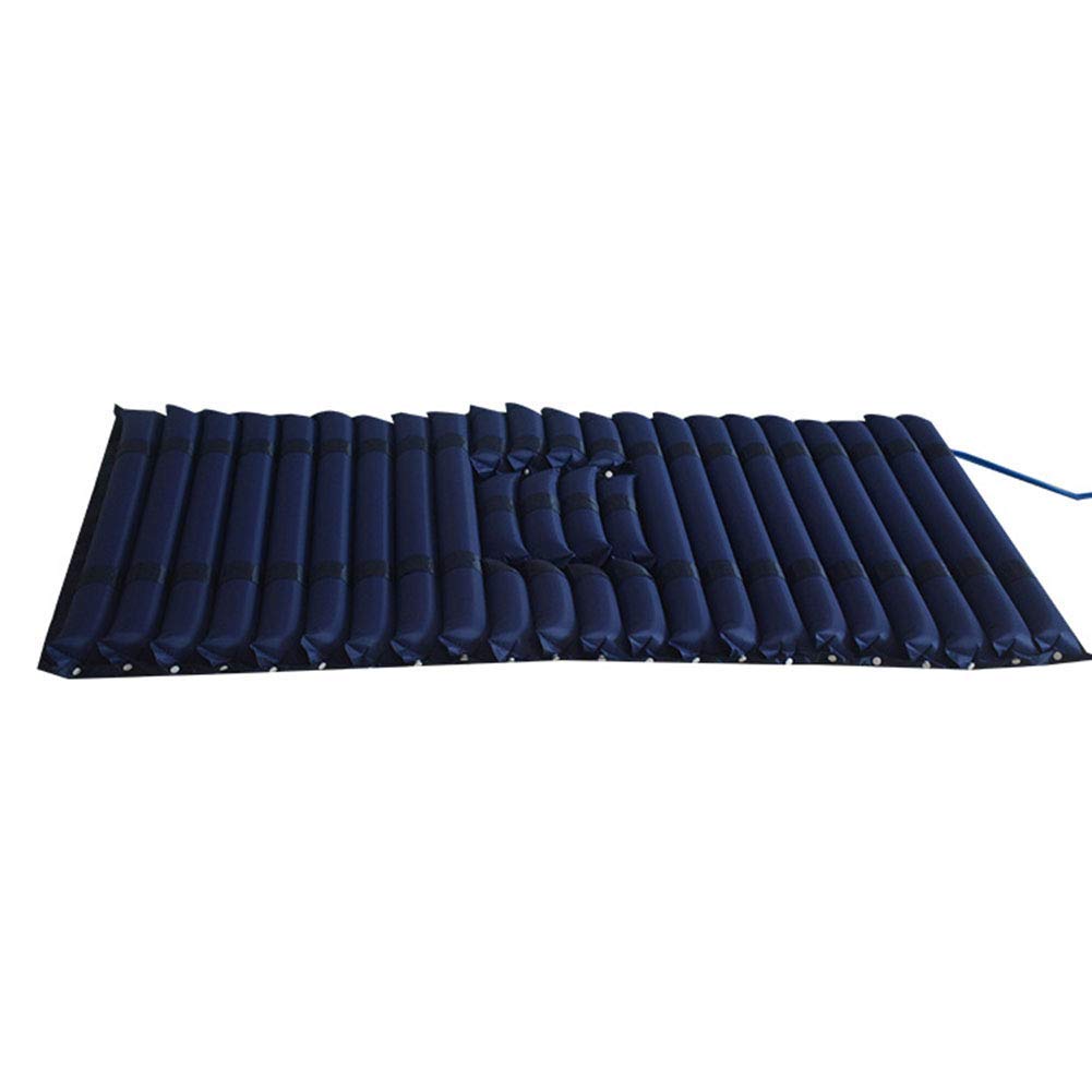 Colchón de Aire antiescaras, colchón antiescaras con Ondas de Tira, Alivio del Dolor a Prueba de Agua, diseño de Orificio para cinturón Desmontable, cojín para Dolor de Cama para Ancianos