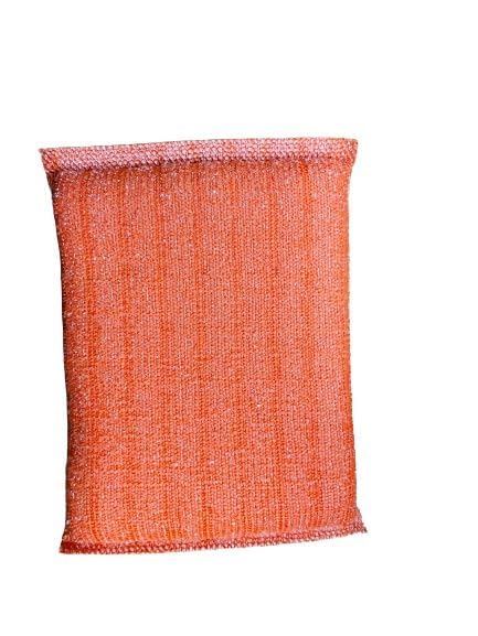 ScratVFH Proof Foam Pad Sponge KitVFHen Scrubber for Dish/Utensils/Tiles Cleaning Heavy Quality-VFH Orange5