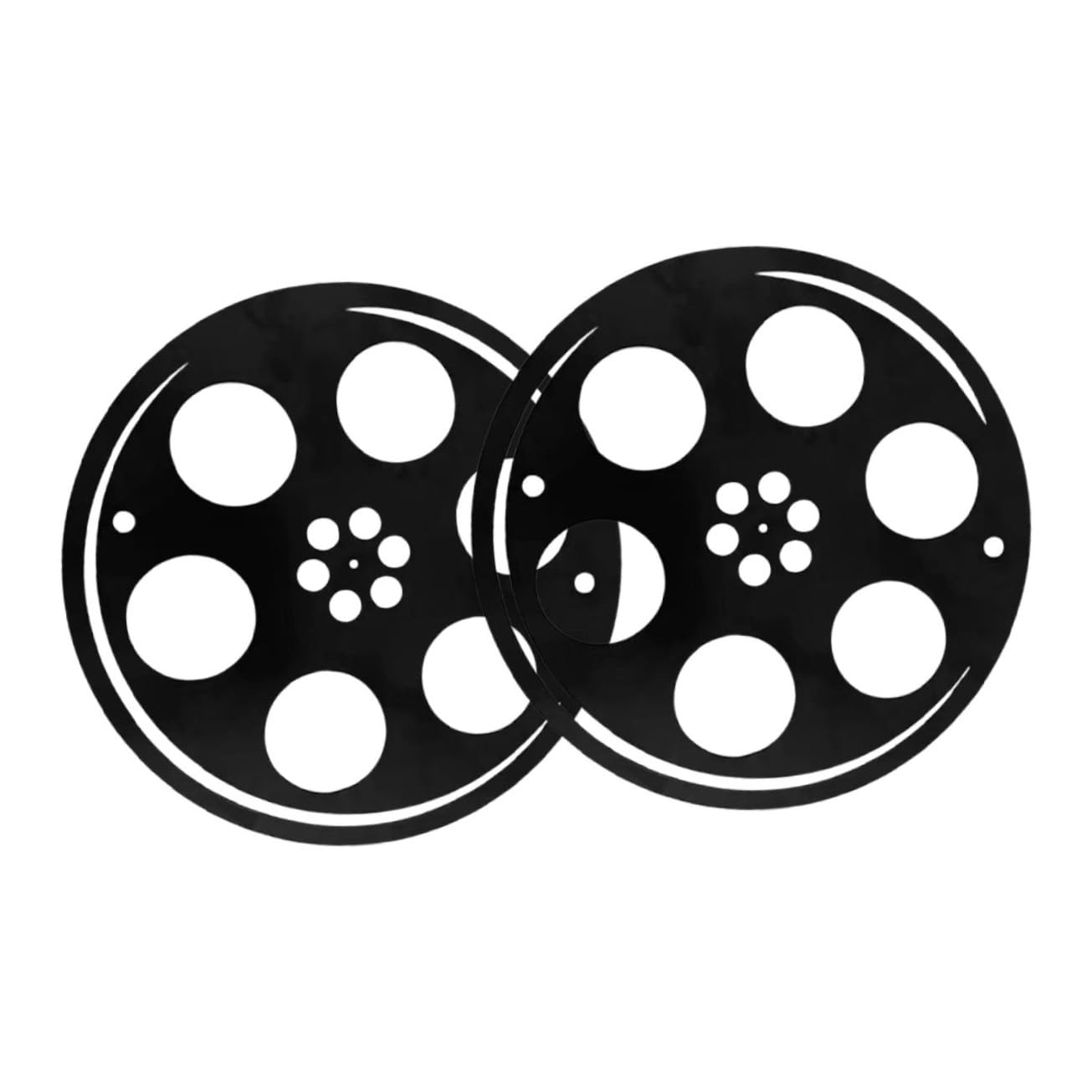 Bobine de film vintage en fer : ravivez la magie du cinéma rétro au cœur de votre salon