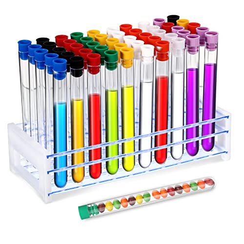 Test Tubes with Rack 50 Pcs 16 x 150 mm