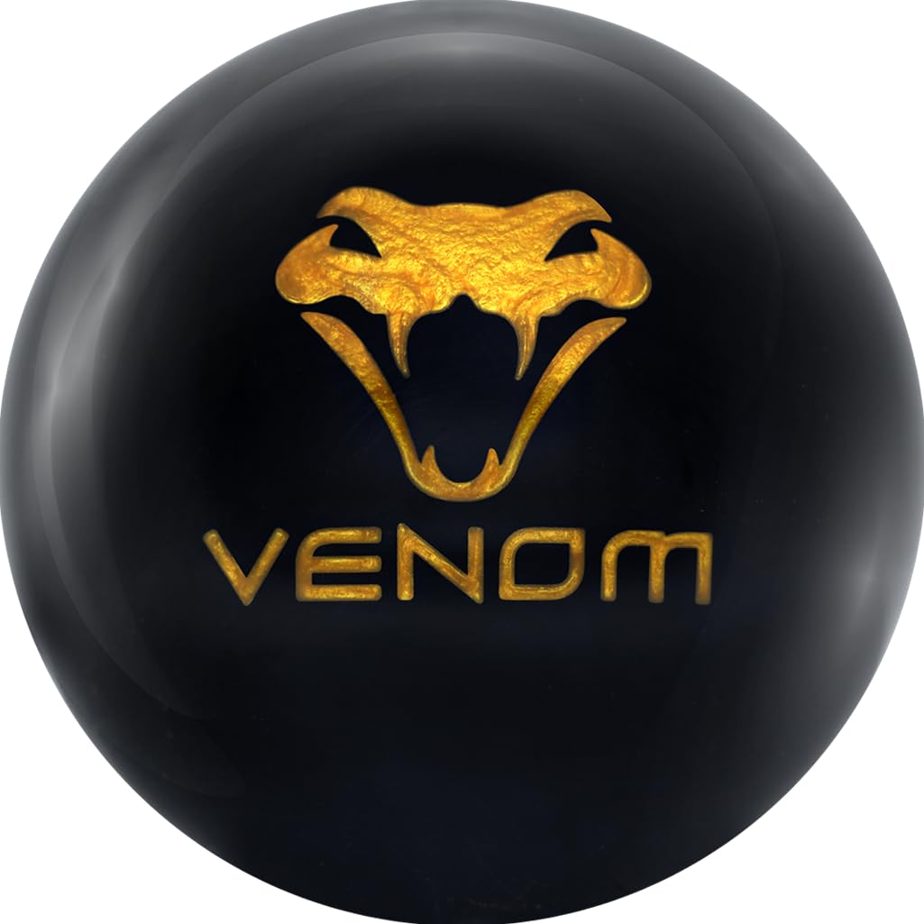 Bowlerstore Products Motiv PRE-DRILLED Black Venom Bowling Ball 15lbs