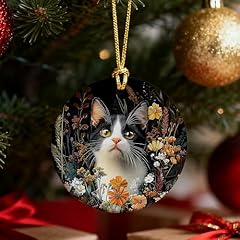 White-wildflower Animal Ornament 05