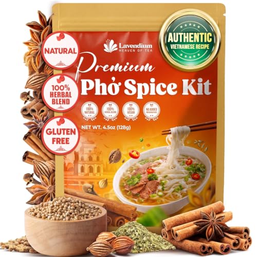 Image of Lavendium Vietnamese Pho Spice Kit, Pho Seasoning & Spices, 4.5 oz, 6-Pack