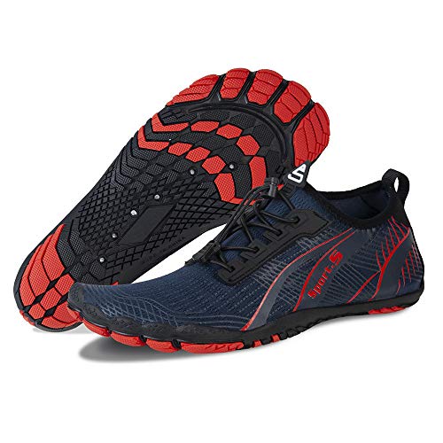 Image of Water Shoes for Men Barefoot Quick-Dry Aqua Sock Outdoor Athletic Sport Shoes for Kayaking, Boating, Hiking, Surfing, Walking