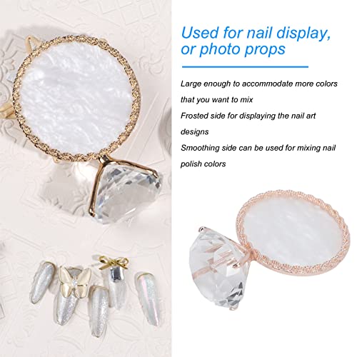 Paleta de Arte para Uñas Resina Doble Cara Mezcladora miniatura 4