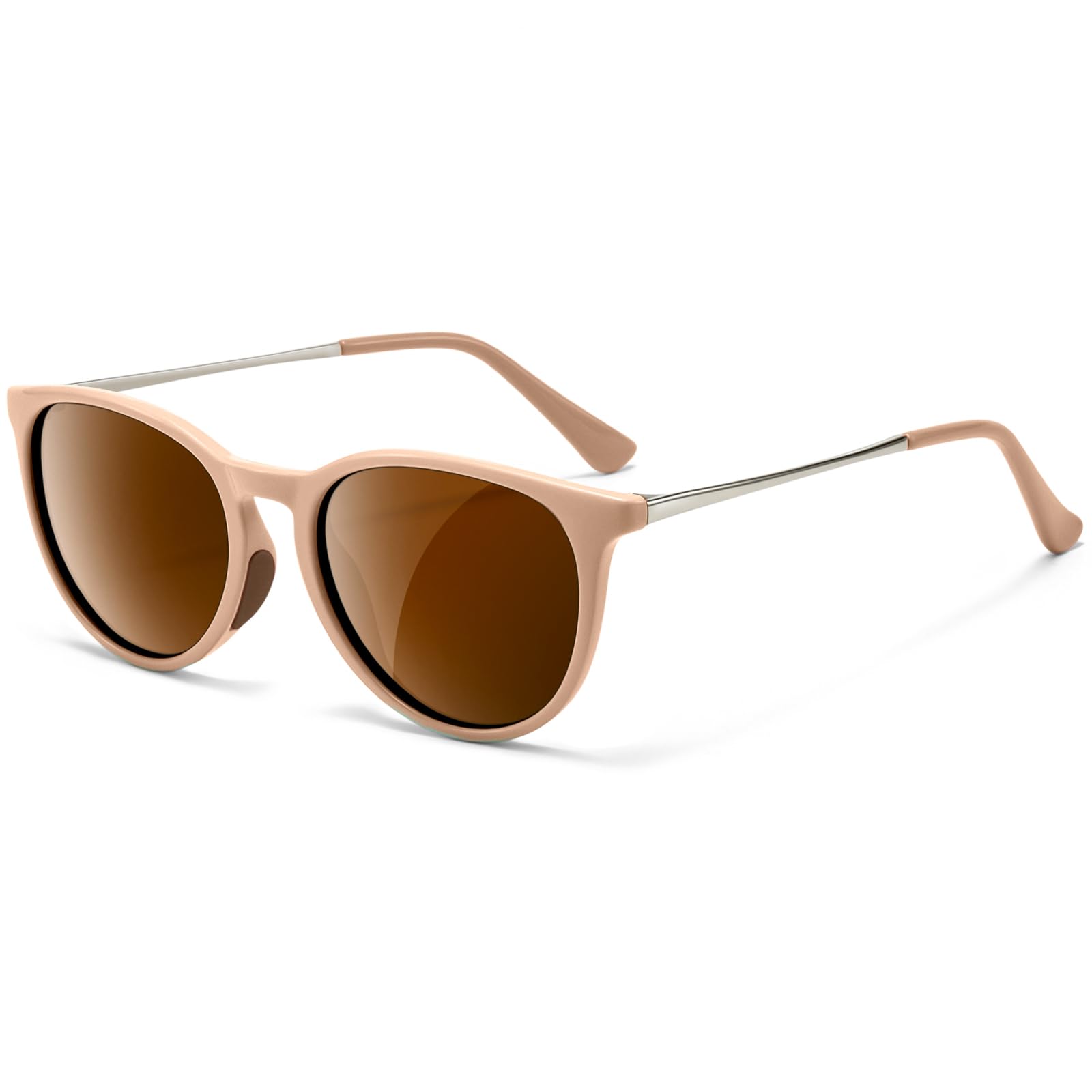 SUNGAIT Junior Kids Polarized Sunglasses Vintage Round Children Shades for Girls &amp; Boys 5-12 UV400 Protection