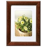 HAKUBA フォトフレーム カラー ウッド フレーム 2L サイズ ブラウン 2L 1面 木製 FWCW-BW2L