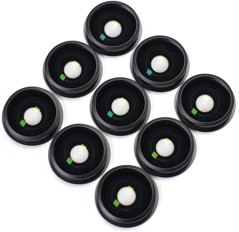 [1 Pcs] Camera Lens Glass Replacement for Insta360 X3, 360° Lens Repair Part with Mounting Ring, Compatible with Insta 360 X3 Action Camera Accessories