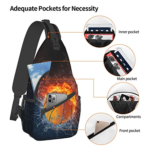 Basketball Cross chest bag Outdoor Sport Crossbody Sling Backpack Travel Hiking Chest Bag Daypack For Women Men4