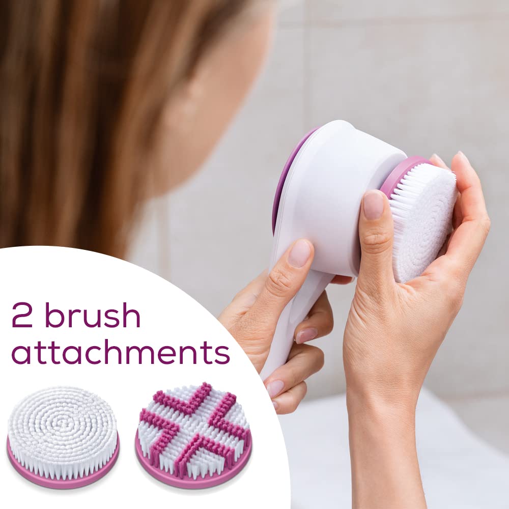 Beurer FC 55 Body Brush with Removable Handle, Soft Skin All-Over Body for All Skin Types Waterproof Body Brush - Image 3