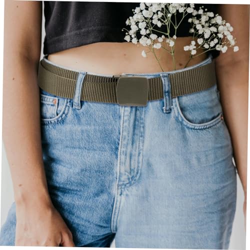 Outdoor Waist Belt for Men and Women Canvas Utility Belt for Hiking Camping and Training Stylish with Durable Buckle2