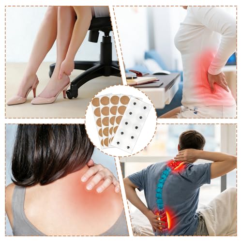 160 Pcs Magnetpflaster Akupunkturpflaster Magnetic Pins Akupunktur Pflaster Akupunktur Dauernadeln Pflaster Wiederverwendbar Lindert Beschwerden Entspannt Körper Geist Für Verschiedene Körperbereiche