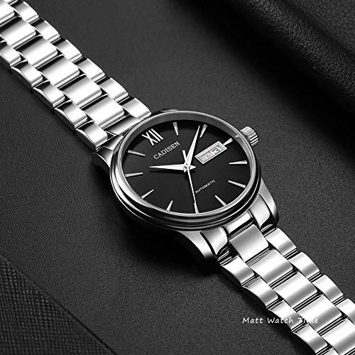 Cadisen Au C1032 40mm Black Nh36 Movement Display Sapphire Bnib