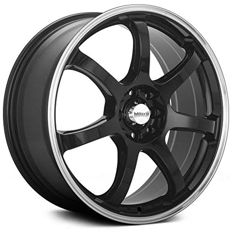 Maxxim Knight 17 Black Wheel / Rim 4x100 & 4x4.5 with a 40mm Offset and a 73.10 Hub Bore. Partnumber KN77D04405 Cover