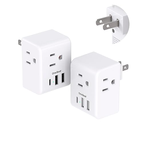 2 Pack US to Japan Plug Adapter, 2 Prong to