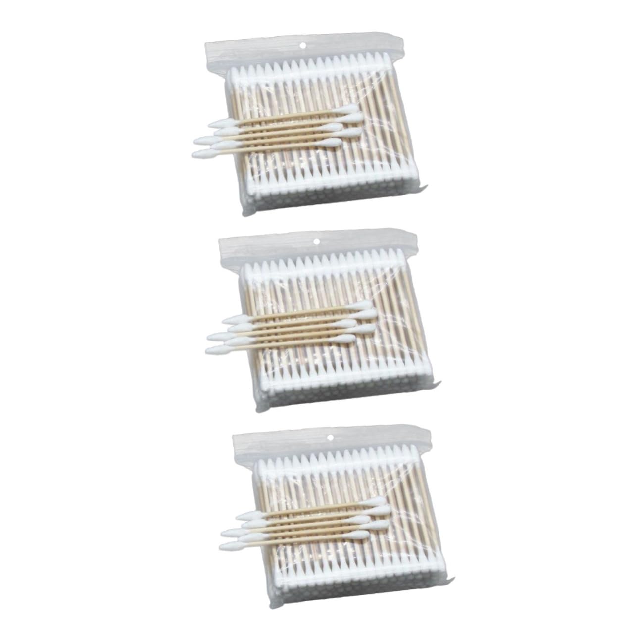 1200piezas Bastoncillos De Algodón Dobles Para Maquillaje Limpieza y Cuidado Hisopos Multifuncionales Puntas y Afiladas Para y