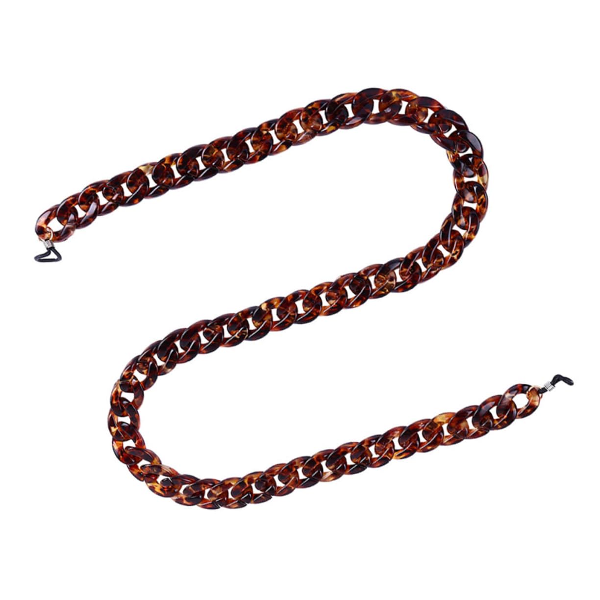 COLLBATH Cadena De Pvc Cadena De Gafas Collar De Acrílico Gafas De Sol Carey Soporte Para Gafas De Sol Cordón De Gafas De Lectura Anteojos Perder Europeo y Americano Caparazón De Tortuga