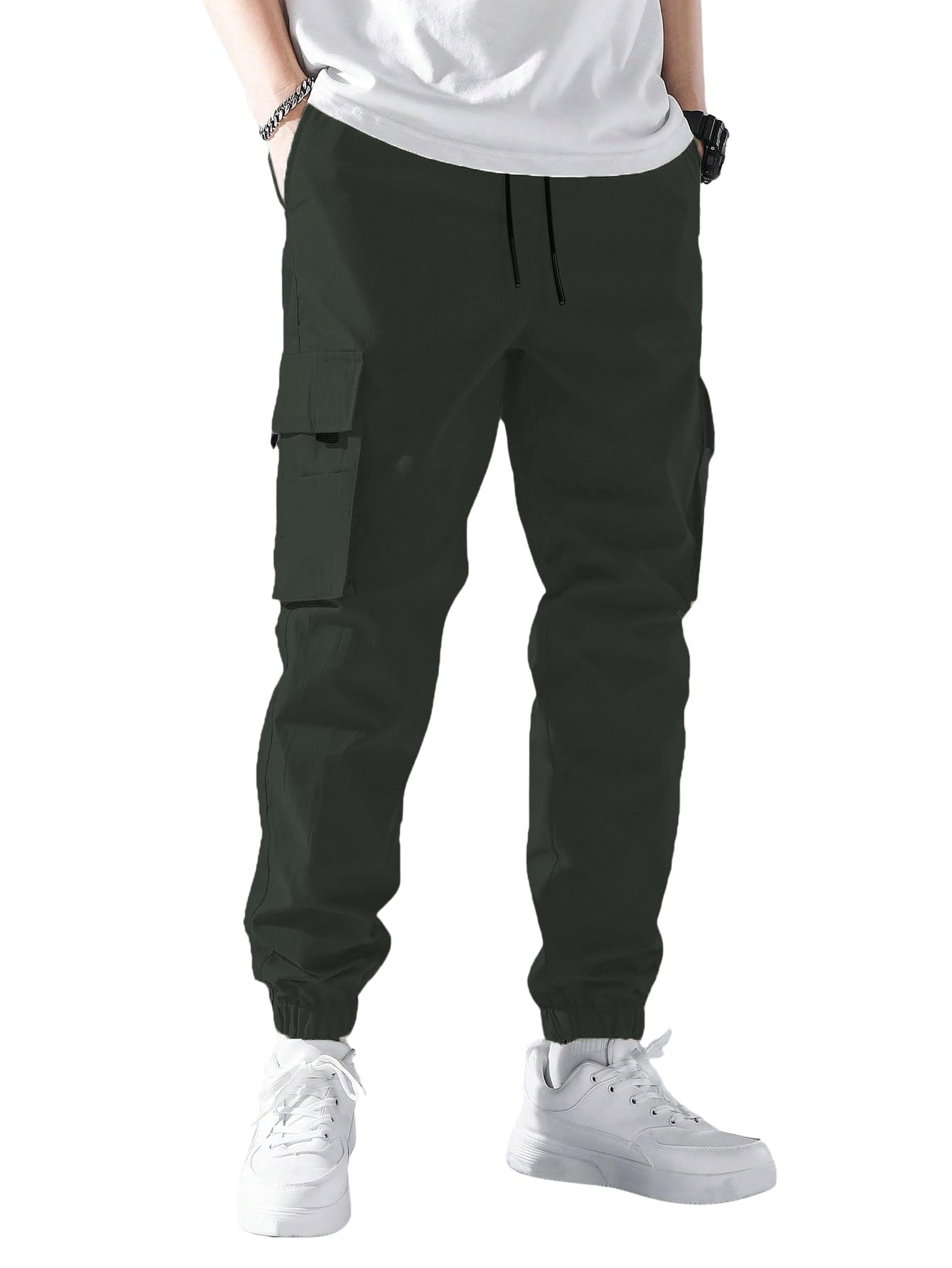 TOPLOT Pantaloni cargo in Cotone Uomo || Pantaloni Casual Uomo || Cargo Uomo (5228)
