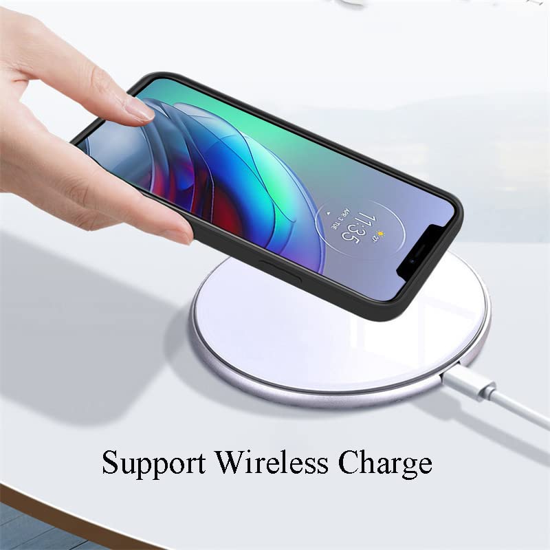ILING Cover per Realme GT 7 Pro 5G, Ultra Sottile Elegante Colore Sfumato Vetro Temperato Hard Indietro Custodia, Morbido TPU Bumper Antiurto Silicone