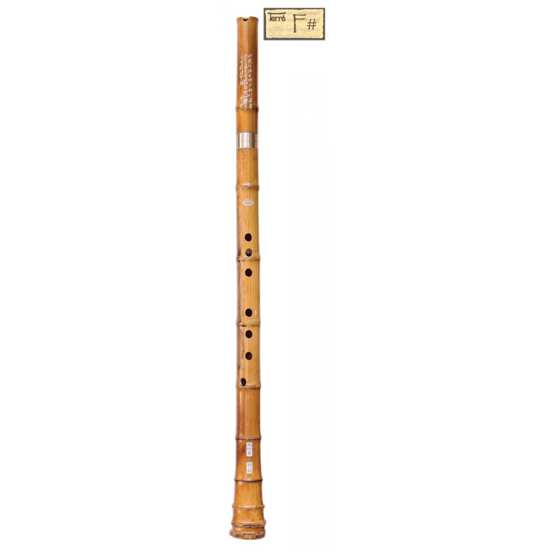 Shakuhachi Xiao F Master, zweiteilig, traditionelle japanische/chinesische Bambusflöte, in Meister Qualität