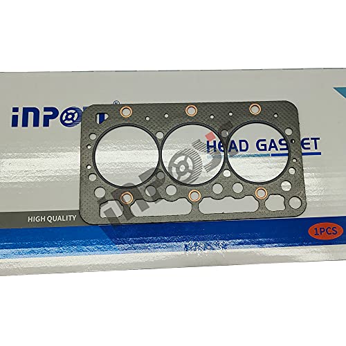 Image of INPOST New D722 Cylinder Head Gasket Compatible with Kubota Engine Excavator K-008 (graphite)