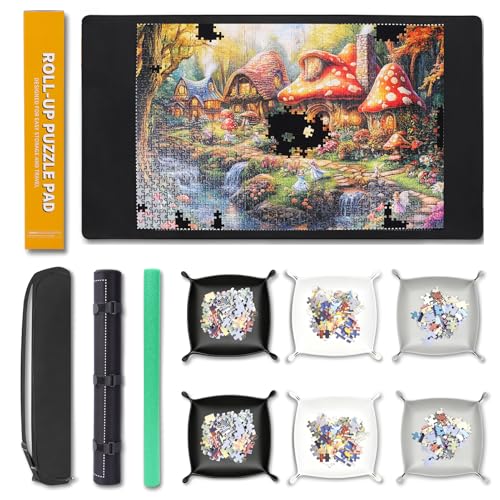 Lwoeo Jigsaw Puzzle Mat 1000 Pieces